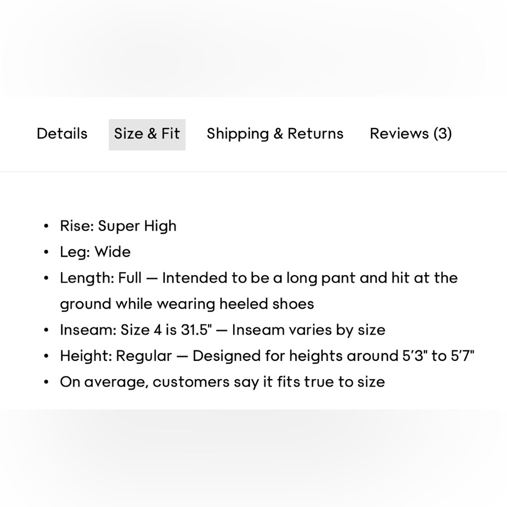 NWT Aritzia The Effortless Pant™ Super Hi-rise Dark Night Navy Size 6 Crepette - Picture 12 of 13